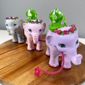 2007 Mattel Barbie Island Princess Kelly Elephant Ride Set (3) Parade Y2K
